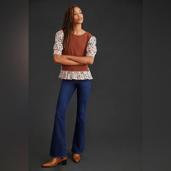 Budget By Anthropologie Puff-
Sleeve 3/4 Sweater - Picture 3 of 7